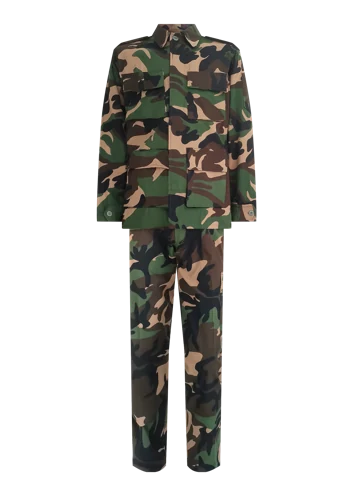 Camouflage garment customization reference WS-003, front view