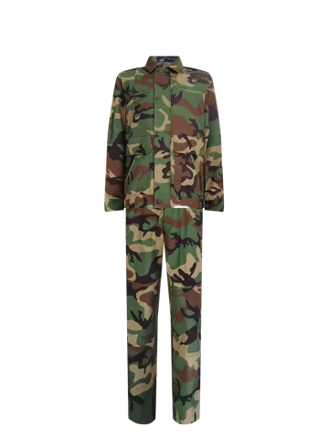 Camouflage garment customization reference WS-004, front view
