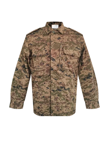 Camouflage garment customization reference WS-025, front view