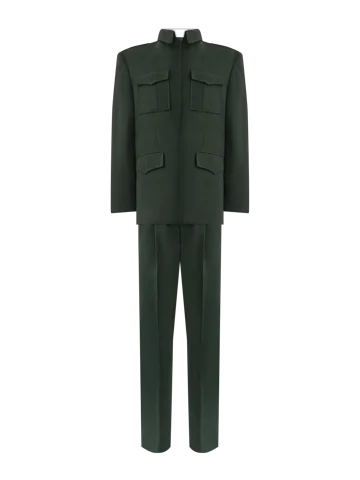Workwear set customization reference WS-043, front view