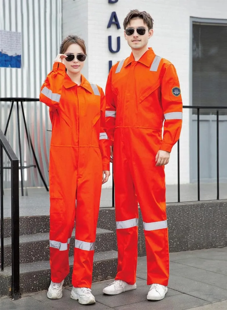 Garment design reference for a custom workwear discussion