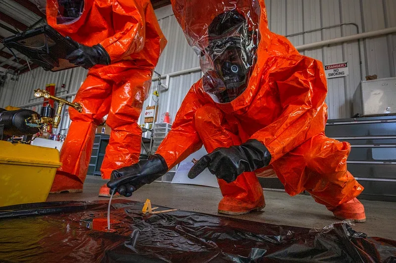 placeholder Illustration accompanying Storage, Inspection, and Replacement of Chemical Protective Clothing