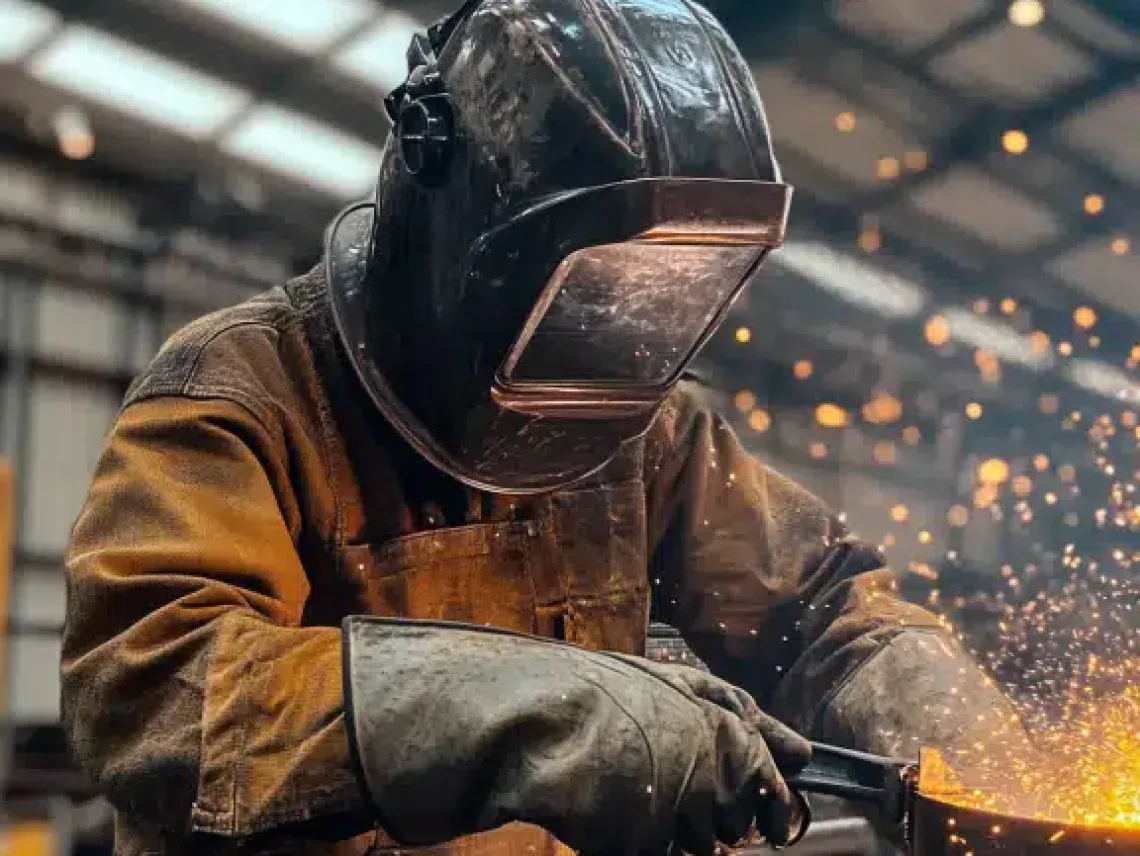 Illustration accompanying Understanding Welding Hazards and the Importance of Protective Clothing