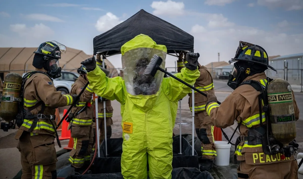 Illustration accompanying Common Materials in Chemical Suits: Tychem®, PVC, PE, PTFE, and Beyond